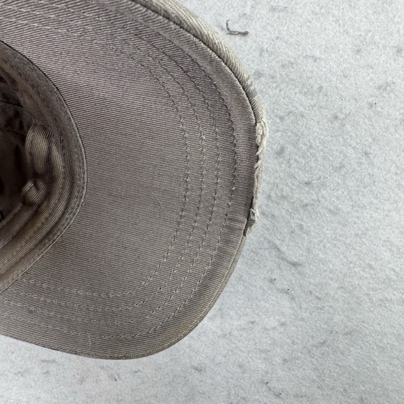 Vintage American Eagle Outfitters Hat Gray AE Stitched On Front Logo Y2K Mall - Picture 5 of 8